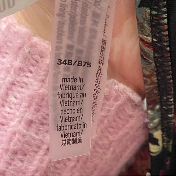 New! Victoria’s Secret Floral Shine Strap Wicked Push Up Bikini Top 4609 - Picture 5 of 7